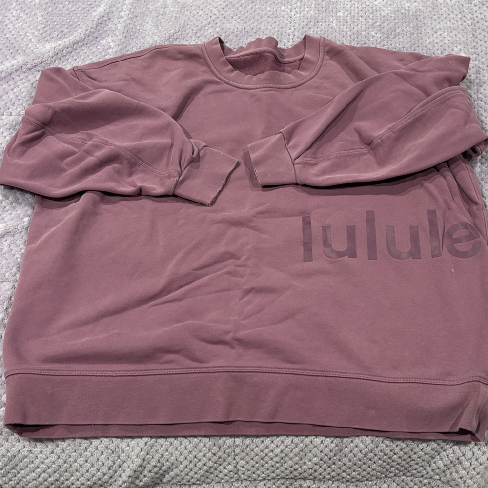 Lululemon dusty purple Sweatshirt size XL